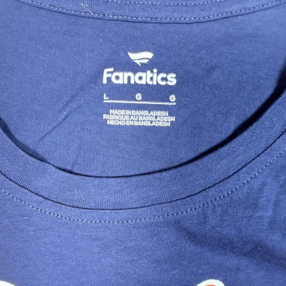 Fanatics Chicago Bears NFL Football T-Shirt Navy Blue Womens Large NWT